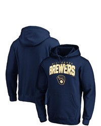 FANATICS Branded Navy Milwaukee Brewers Line Up Master The Game Pullover Hoodie At Nordstrom