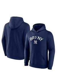 FANATICS Branded Navy New York Yankees Hometown Collection Bronx Pullover Hoodie