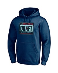 FANATICS Branded Navy Seattle Kraken 2021 Nhl Expansion Draft Logo Pullover Hoodie At Nordstrom