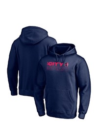 FANATICS Branded Navy St Louis City Sc Holiday Logo Pullover Hoodie