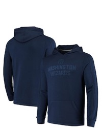 FANATICS Branded Navy Washington Wizards Versalux Running Hard Tri Blend Pullover Hoodie At Nordstrom