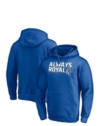 FANATICS Branded Royal Kansas City Royals Always Team Pullover Hoodie