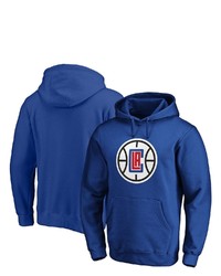 FANATICS Branded Royal La Clippers Primary Team Logo Pullover Hoodie