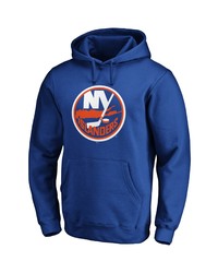 FANATICS Branded Royal New York Islanders Primary Team Logo Fleece Pullover Hoodie