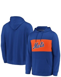 FANATICS Branded Royal New York Mets True Classics Faux Cashmere Pullover Hoodie