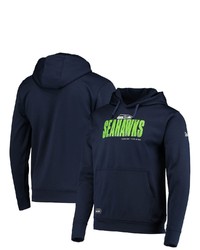 New Era College Navy Seattle Seahawks Combine Authentic Hard Hash Pullover Hoodie At Nordstrom