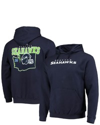 New Era College Navy Seattle Seahawks Local Pack Pullover Hoodie