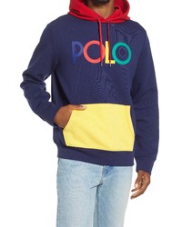 Polo Ralph Lauren Colorblock Logo Graphic Hoodie
