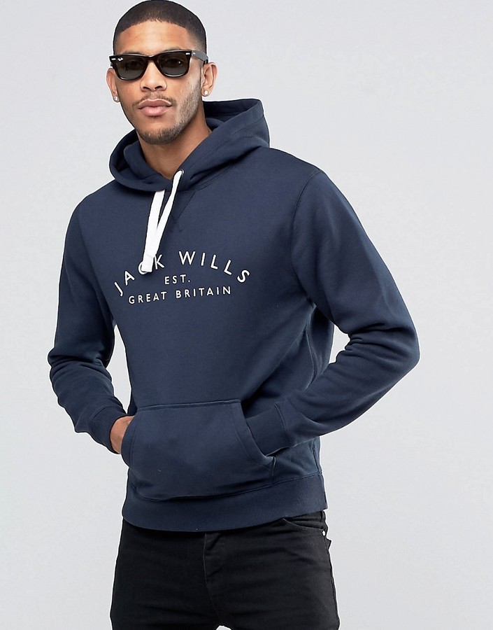 Jack Wills Hoodie With Wills Print In 