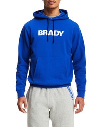 Brady Logo Hoodie In Blue At Nordstrom