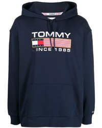 Tommy Jeans Logo Print Drawstring Hoodie
