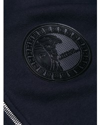 Versace Collection Logo Zip Front Hoodie
