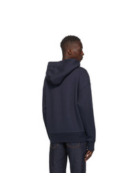 AMI Alexandre Mattiussi Navy Ami De Coeur Hoodie