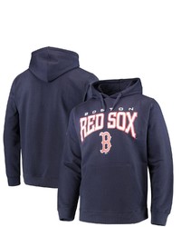 STITCHES Navy Boston Red Sox Team Pullover Hoodie