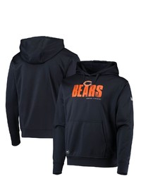 New Era Navy Chicago Bears Combine Authentic Hard Hash Pullover Hoodie At Nordstrom