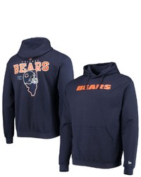 New Era Navy Chicago Bears Local Pack Pullover Hoodie