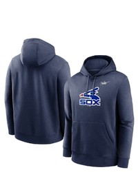 Nike Navy Chicago White Sox Cooperstown Collection Logo Club Pullover Hoodie At Nordstrom