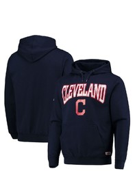 STITCHES Navy Cleveland Team Pullover Hoodie At Nordstrom