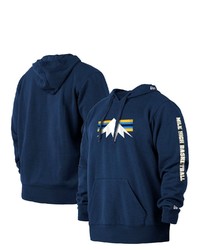 New Era Navy Denver Nuggets 202122 City Edition Big Tall Pullover Hoodie