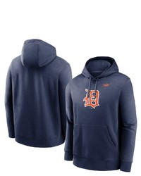 Nike Navy Detroit Tigers Cooperstown Collection Logo Club Pullover Hoodie At Nordstrom