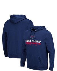 Colosseum Navy Fau Owls Lantern Pullover Hoodie At Nordstrom