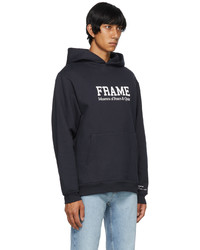 Museum of Peace & Quiet Navy Frame Edition Logo Hoodie