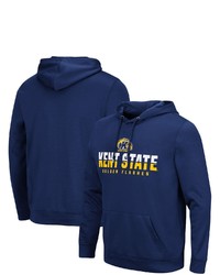 Colosseum Navy Kent State Golden Flashes Lantern Pullover Hoodie At Nordstrom