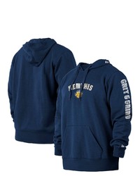 New Era Navy Memphis Grizzlies 202122 City Edition Big Tall Pullover Hoodie