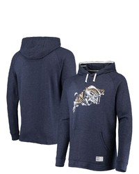 Under Armour Navy Navy Mid Game Day Thermal Raglan Pullover Hoodie