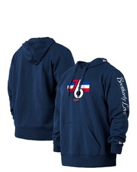 New Era Navy Philadelphia 76ers 202122 City Edition Big Tall Pullover Hoodie At Nordstrom