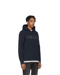 Ksubi Navy Sign Of The Times Hoodie