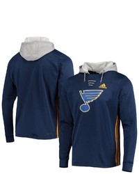 adidas Navy St Louis Blues Skate Lace Roready Pullover Hoodie At Nordstrom