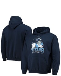 Junk Food Navy Tennessee Titans Disney Mickey Quarterback Pullover Hoodie At Nordstrom