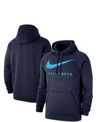 Nike Navy Villanova Wildcats Big Swoosh Club Pullover Hoodie