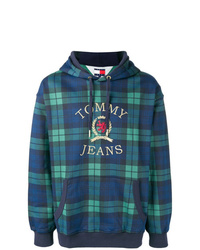Tommy Jeans Plaid Logo Hoodie