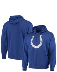 STARTE R G Iii Sports By Carl Banks Royal Indianapolis Colts Primary Logo Full Zip Hoodie At Nordstrom