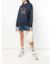 Tommy Jeans Repeat Crest Sleeve Hoodie