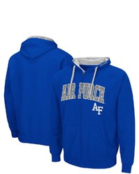 Colosseum Royal Air Force Falcons Arch Logo 20 Full Zip Hoodie