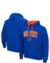 Colosseum Royal Boise State Broncos Arch Logo 20 Pullover Hoodie