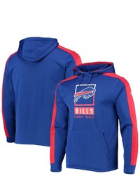 New Era Royal Buffalo Bills Combine Authentic Rise Pullover Hoodie