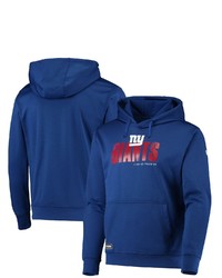 New Era Royal New York Giants Combine Authentic Hard Hash Pullover Hoodie At Nordstrom