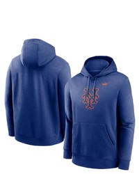 Nike Royal New York Mets Cooperstown Collection Logo Club Pullover Hoodie At Nordstrom