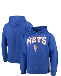 STITCHES Royal New York Mets Team Pullover Hoodie