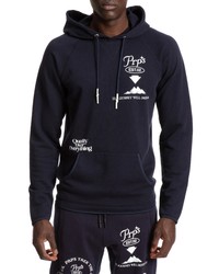 PRPS Singletrack Cotton Graphic Hoodie In Navy At Nordstrom