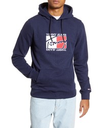 Tommy Jeans Tjm Essential Logo Applique Hooded Sweatshirt