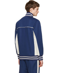 Palm Angels Navy Weed Track Jacket