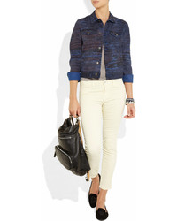 See by Chloe See By Chlo Arizona Printed Stretch Cotton Drill Jacket