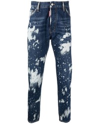 DSQUARED2 Bleached Tapered Leg Jeans