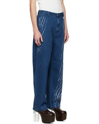 Xander Zhou Blue Denim Jeans