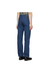 Fendi Blue Laser Jeans